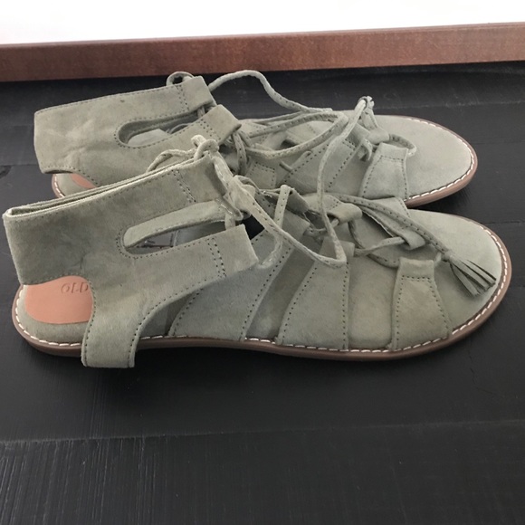 Old Navy Shoes - Sage Green Gladiator Sandals
